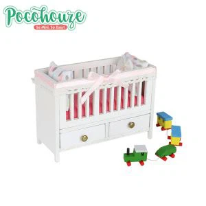 Миниатюрный Кукольный Домик Baby Cot Мебель