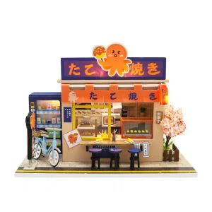 Takoyaki Shop Миниатюрный игрушечный кукольный домик